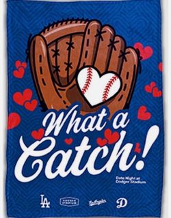 LA Dodgers Date Night Blanket 2025