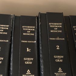 Attorney Textbook of Medicine Books