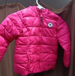 Converse All-Star Puffer Jacket kids size  Xs (3-4 yrs) zip-up hooded coat