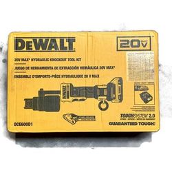 DEWALT DCE600D1 20V MAX Cordless Hydraulic Knockout Tool Kit