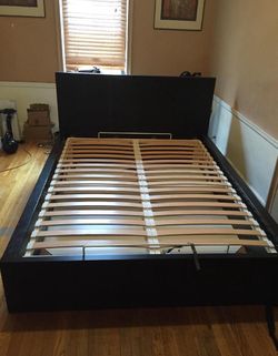 Ikea Malm Full Size Storage Bed Frame