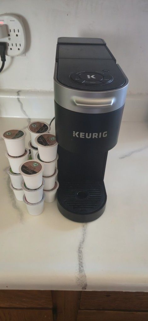Keurig K- Slim Single Serve K-Cup Pod Coffee Maker, MultiStream Technology, Black