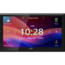 JVC  KW-M595BT On Sale
6.8" Touchscreen Display Digital Multimedia Receiver with Wired Apple CarPlay™ & Android Auto™, SiriusXM Ready™, and Built-In B