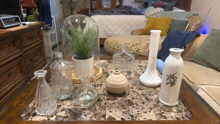 Assorted Vases & Plants