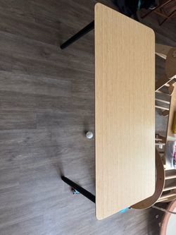 IKEA bamboo table