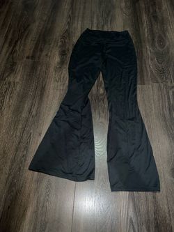 Grey Bellbottom Leggings