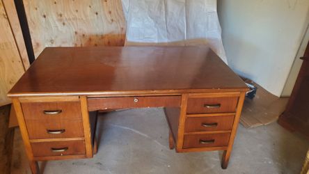 Vintage Desk File Drawer All Wood Great Condition