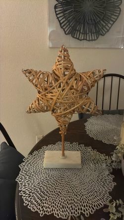 Woven bamboo home decor