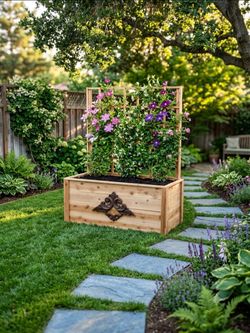 Cedar planter