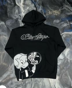 BLUE STRIPS HOODIE