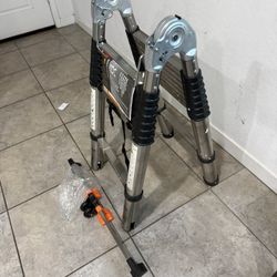 A Shape Heavy Duty Telescopic Extension Ladder - New - 16.5 Feet - L20