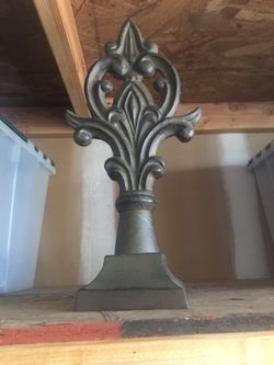 Two cast-iron pieces