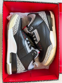Nike Air Jordan 3 Retro OG Black Cement 2018 Size 9 854262-001 OG Box