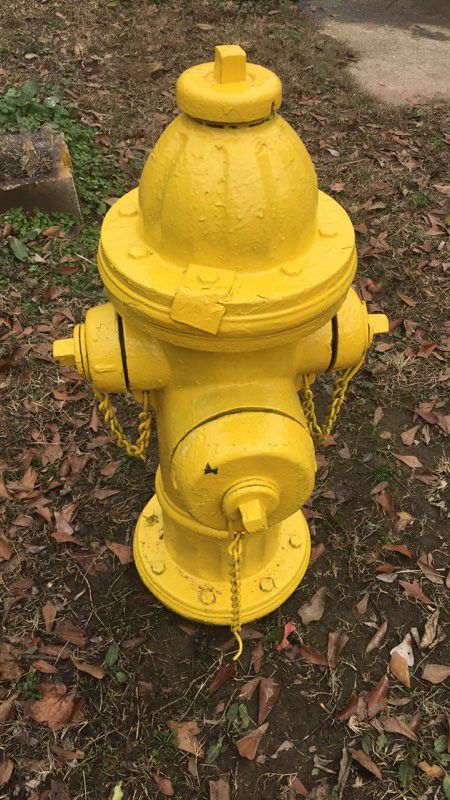 Vintage hydrant decor