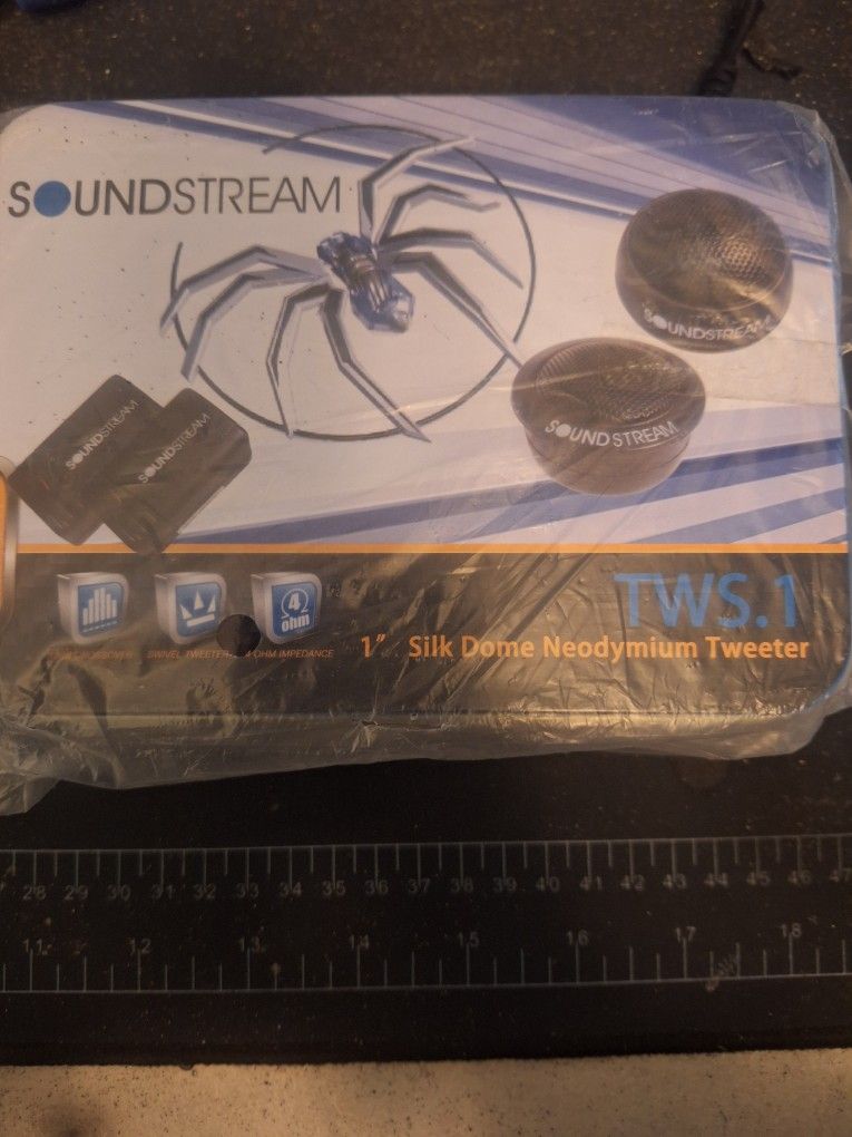 Soundstream 1" Silk Dome Tweeter ( Pair) Brand New