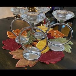 4 engagement ring wedding ring candle holder