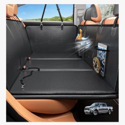 Back Seat Extender for Dogs, PU Leather Dog Car Seat Cover for Back Seat