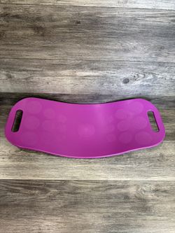 Simply Fit Board - The Balance Twist Core Workout Exercise Board - As Seen On Shark Tank - Magenta - EUC 