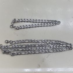 stainless steel chain and bracelet combo(check description!!)