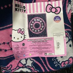 Hello Kitty Woven Jacquard Throw