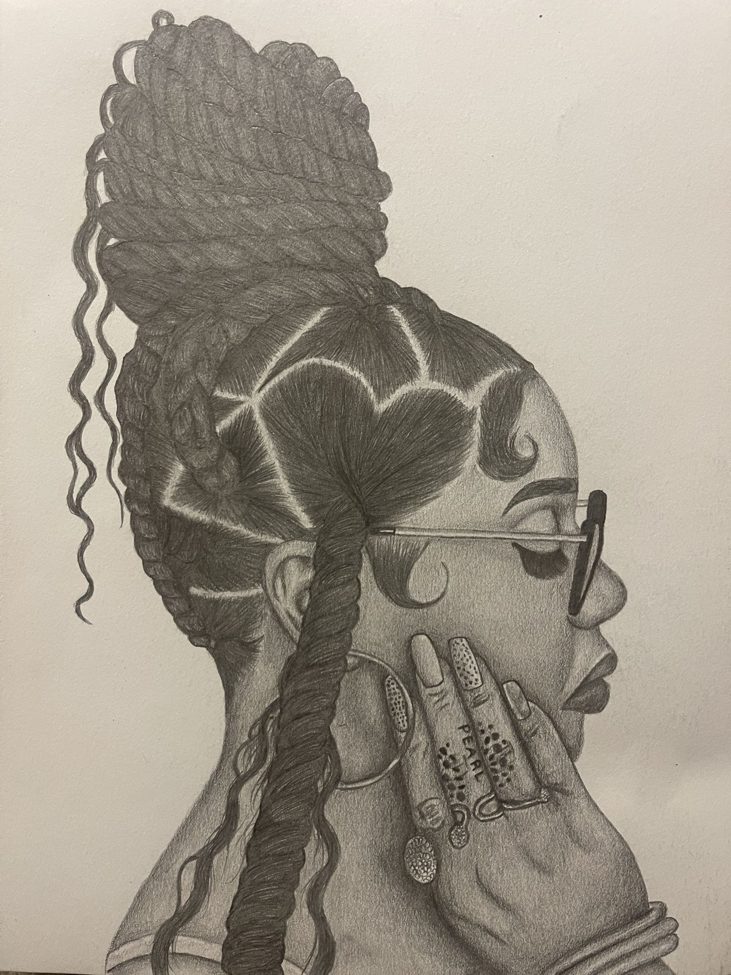 I sell art small or big with frame or without whatever you want drawn 