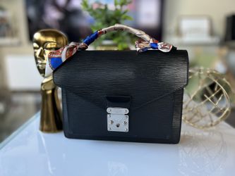 Louis Vuitton Epi Black Monceau