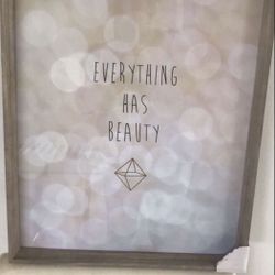 Frame art  17” X 21” H