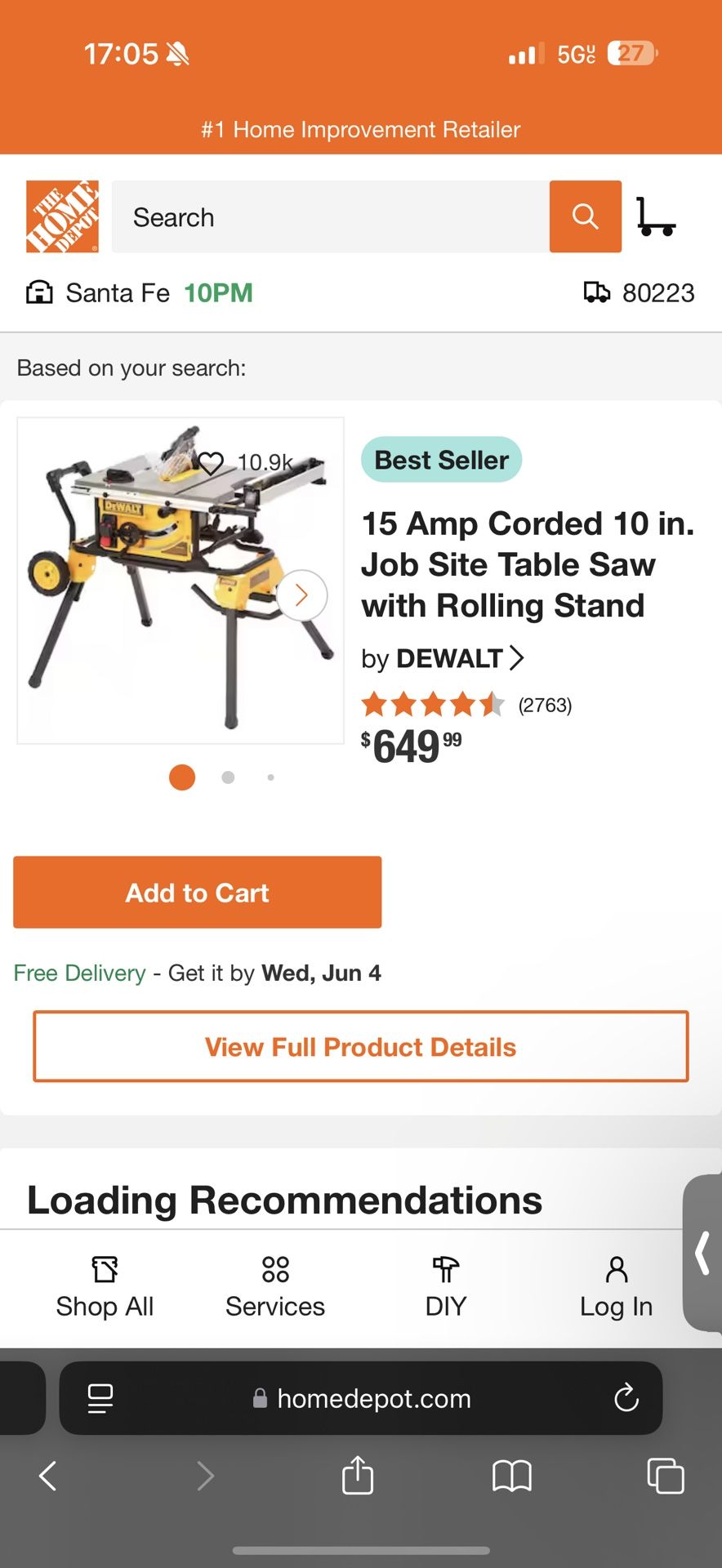 Dewalt Table Saw