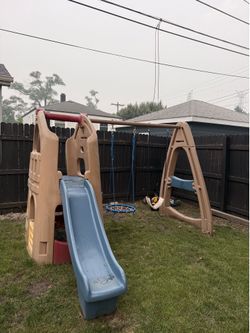 Naturally Playful™ Playhouse Climber & Swing Extension