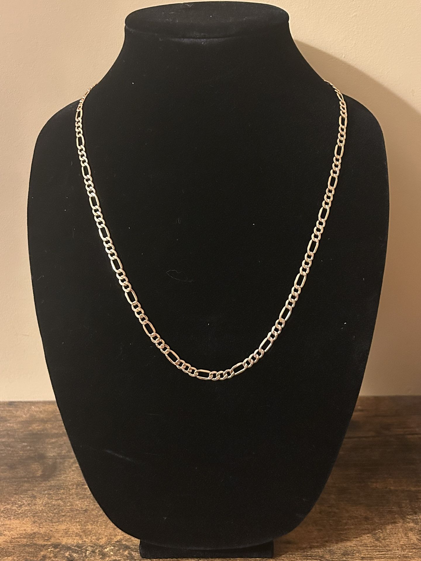 Real 10K Gold Figaro Chain 24in | 5.25mm | 7.1g