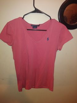 Pink POLO Ralph Lauren V neck