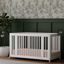 Babyletto Yuzu 8-in-1 Convertible Crib, White 