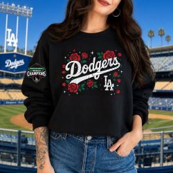 Dodgers date night Crewneck sweatshirt, custom apparel, graphic apparel