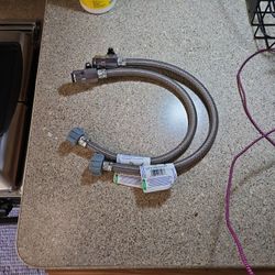 20 Inch Faucet 1 Piece Supply Line 1/2" Fip X 1/2" Push Connect