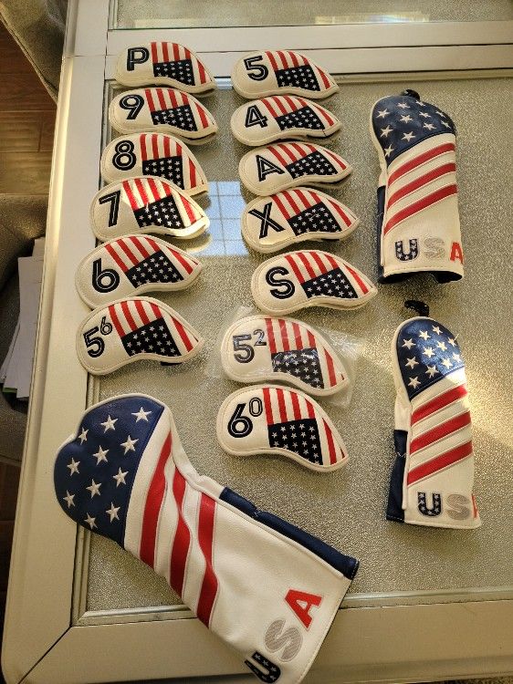 Set Of Golf Club Head Covers 