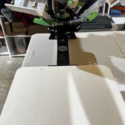 RILEY HOPKINS 150 4 COLOR 1 STATION SCREEN PRINTING PRESS