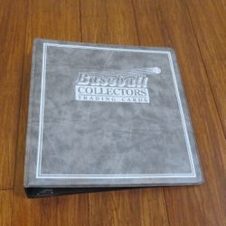Ultra Pro 2.5” Gray Sports Cards Binder w/ Qty 75 9-Pocket Pages - Great Condition!
