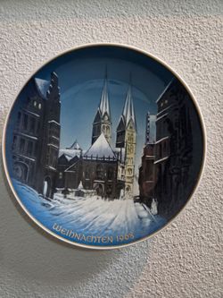 Vintage plate 1968