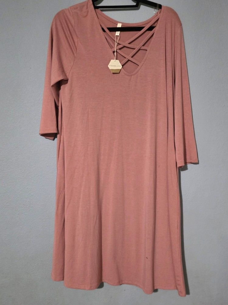 Pinkblush maternity Dress L New