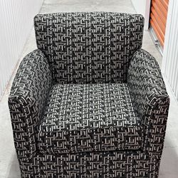 Miami Style Upholstered Swiveling Armchair 