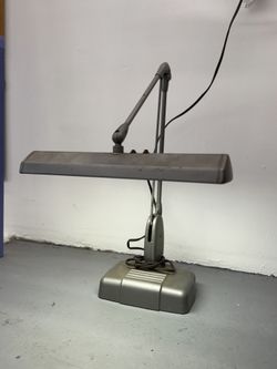 Antique Desk Lamp Fluorescent Light Dazor Mid Century