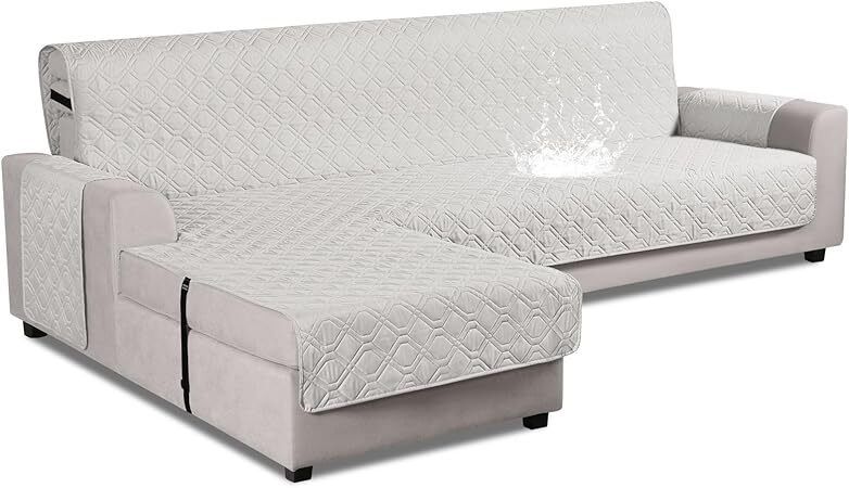 Sectional Couch Covers 100% Waterproof L Shaped Sofa Slipcover Reversible Chaise Lounge Cover for Sectional Sofa Furniture Protector Cover for Pets Do