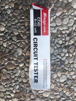 Snap on circuit tester