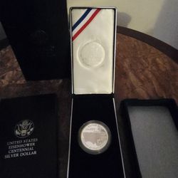 1990-P Eisenhower Centennial Silver Dollar | PROOF | Full Original Government Packaging (OGP)