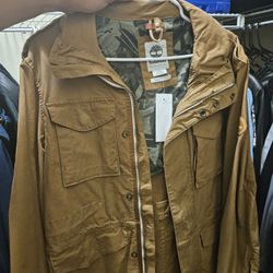 Timberland M65 Tan Jacket NEW WITH Tags Size Small
