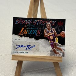 Nick Van Exel Court Kings Auto LAKERS