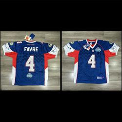 2008 NFL Pro-Bowl Brett Favre All Star NFC Jersey Men's Size 54 Authentic Reebok New  
