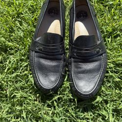 SAS Black Leather Loafers 10 1/2 N 