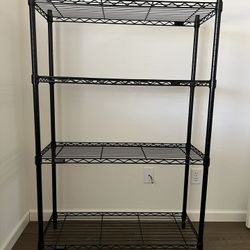 4-Shelf Adjustable Heavy Duty Steel Wire Rack
