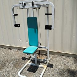Vintage Schisler Gym Equipment Plate Loaded Pec Deck